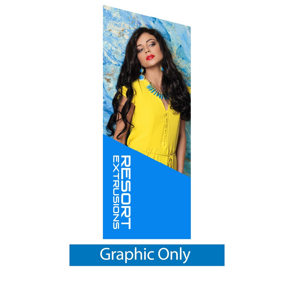 VAIL-120DB Freestyle 3ft x 8ft Backlit — Single Sided Graphic Only
